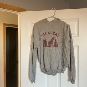 THE GREAT. Graphic hoodie